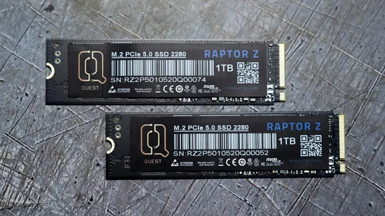 McQuest Digital Launches Hawk-V DDR5 SODIMM, Hawk-V DDR5 UDIMM, and Raptor-Z PCIe Gen 5 SSD